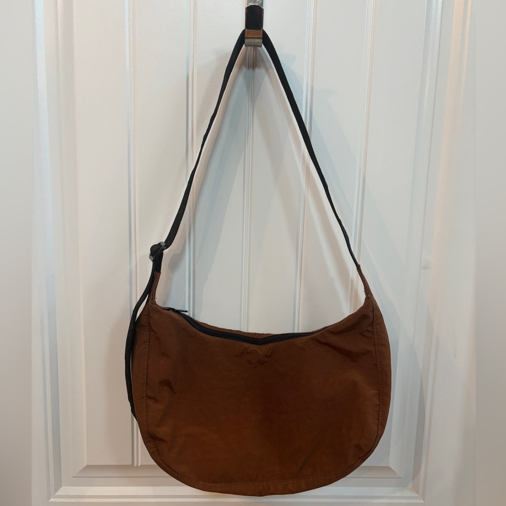 Brown Baggu Medium Crescent Bag